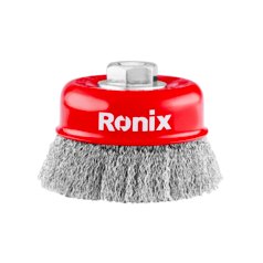[RX-RH-9941] Ronix Gewellte Topfbürste 100 mm