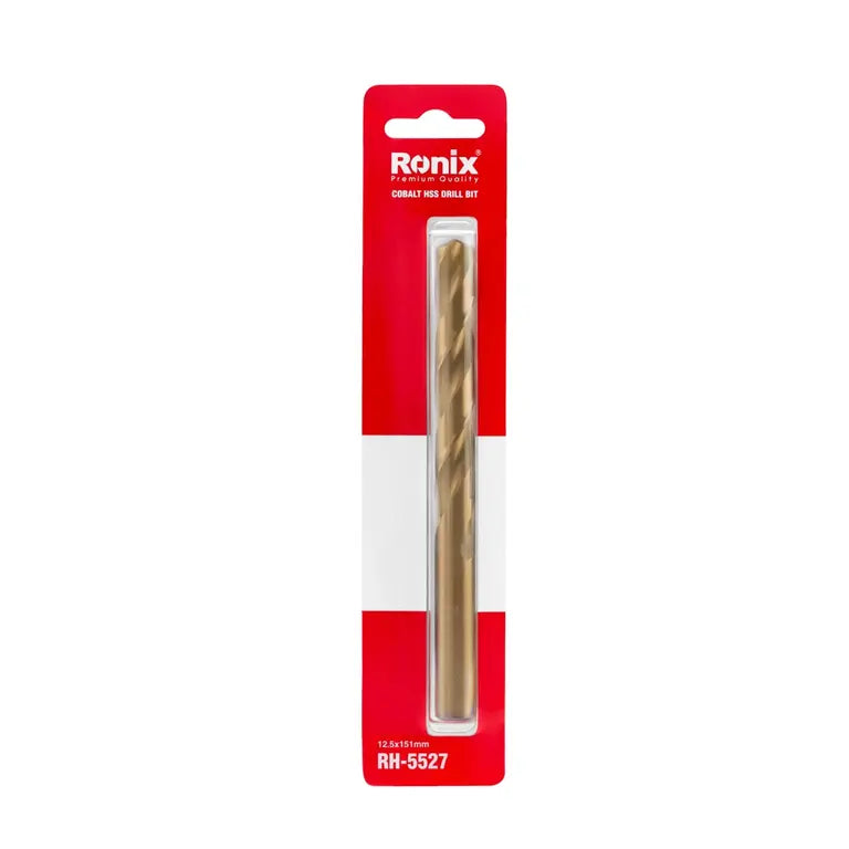 [RX-RH-5527] Ronix NA5-Kobalt-HSS-Spiralbohrer 12,5 mm