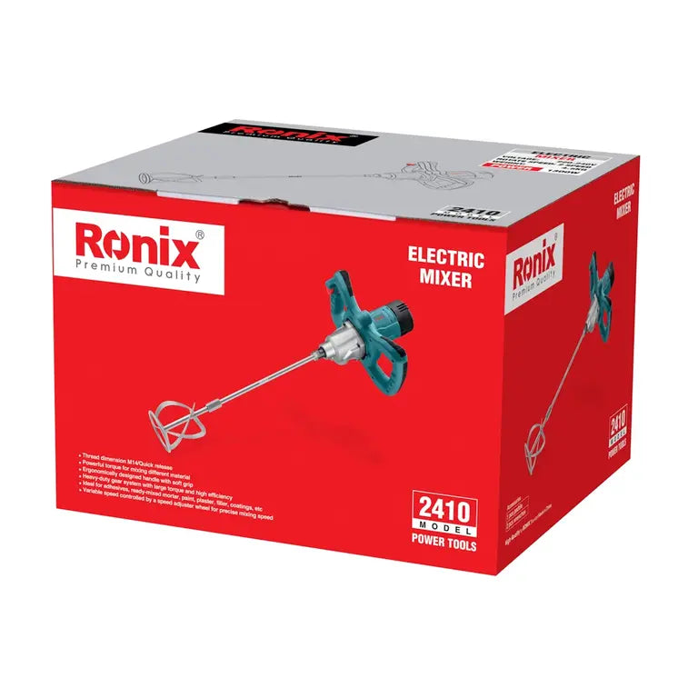 [RX-2410] Ronix 2-Gang-Rührgerät mit Elektromotor, 1300 W