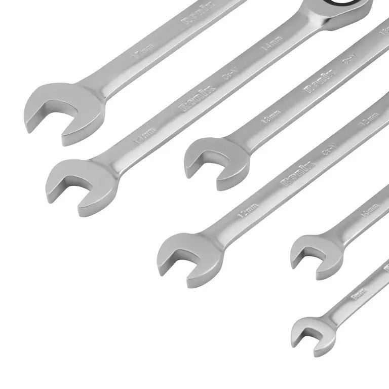 Ronix RH-2173 – Ratschen-Ringmaulschlüssel-Set 6-teilig