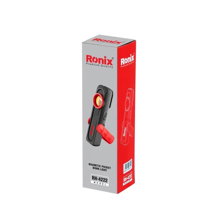 Ronix RH-4222 – Magnetisches Taschen Arbeitslicht 500lm Flux Modell