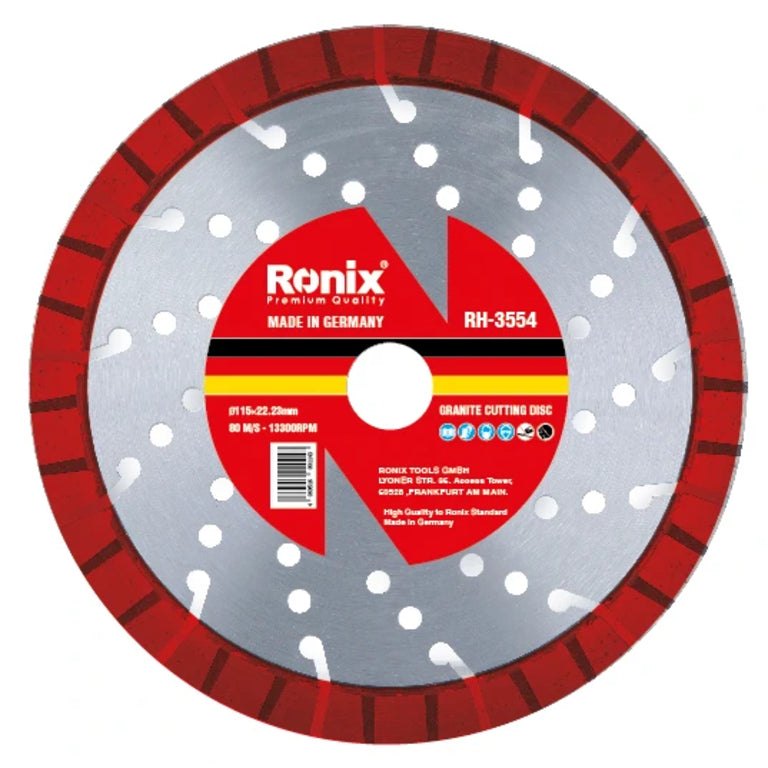 [RX-RH-3554] Ronix RH-3554 – Granit-Trennscheibe 115 mm-Segment 13