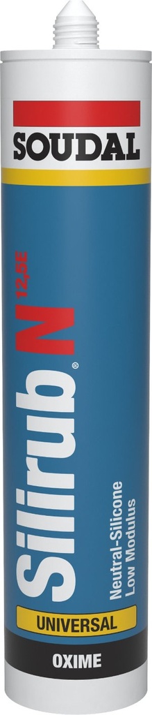 Soudal Silirub N 12,5E Neutralsilikon Transparent 300 ml