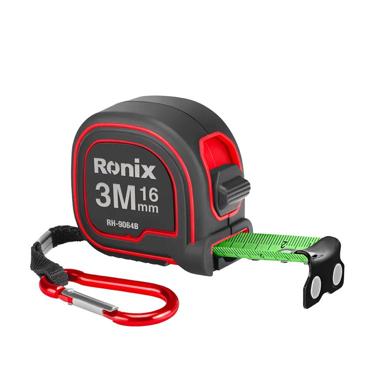 [RX-RH-9064B] Ronix Maßband 3 m, Glory Modell (metrisch und Zoll)